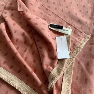 ANN TAYLOR cotton scarf NEW